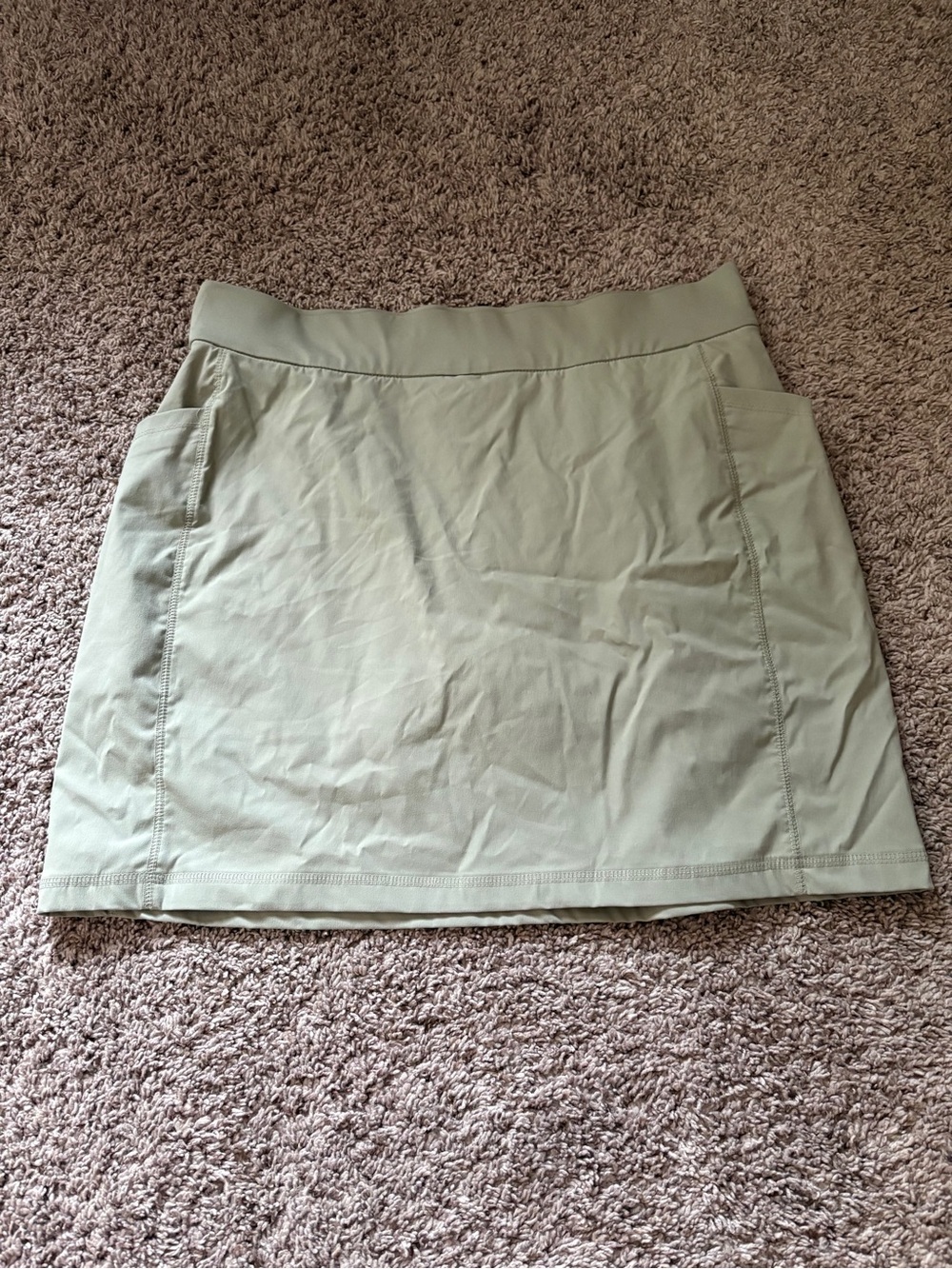 Columbia Women's Hiking Athletic Tennis Hiking Skort Green Size L Cargo Pockets